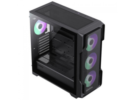 Gabinete Gamer Gamemax Lucent Black, Mid Tower, ATX, Vidro Temperado, Preto, Sem Fans