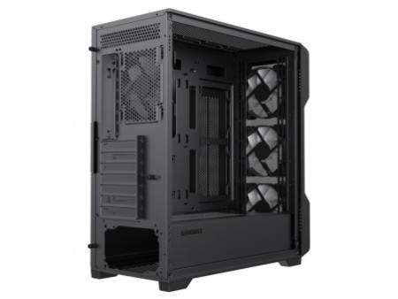 Gabinete Gamer Gamemax Lucent Black, Mid Tower, ATX, Vidro Temperado, Preto, Sem Fans