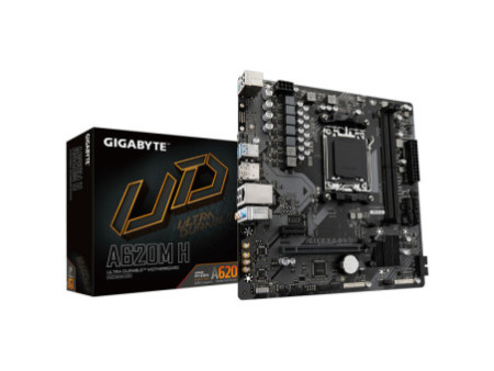 Placa Mãe Gigabyte A620M H, Chipset A620, AMD AM5, MATX, DDR5