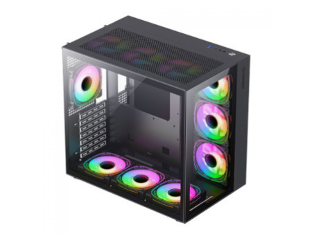 Gabinete Gamer Gamemax Lucent White, Mid Tower, ATX, Vidro Temperado, Branco, Sem Fans