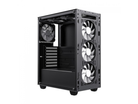 Gabinete Gamer Gamemax Revolt 3606, RGB, Mid Tower, Vidro Temperado, White, Sem Fonte, Com 3 Fans