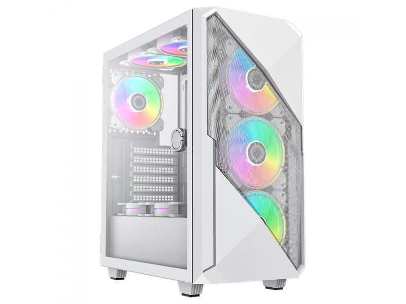Gabinete Gamer Gamemax Brufen C1 Black, Mid Tower, Com 3 Fans, Vidro Temperado, Sem Fonte