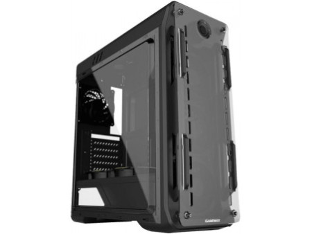 Gabinete Gamer Gamemax Infinit Abyss M908 TR, ARGB, Mid Tower, Vidro Temperado, E-ATX, White, Sem Fonte, Com 1 Fan