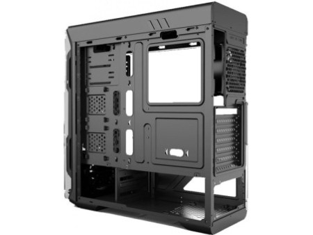Gabinete Gamer Gamemax Infinit Abyss M908 TR, ARGB, Mid Tower, Vidro Temperado, E-ATX, White, Sem Fonte, Com 1 Fan