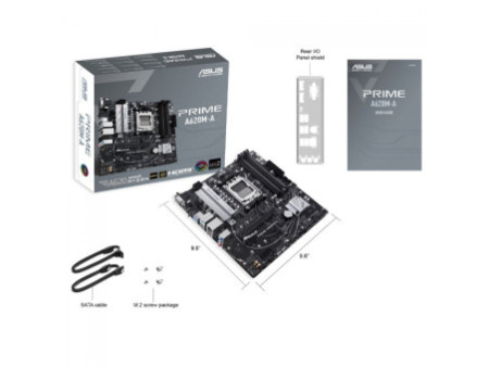 Placa Mãe Asus Prime A620M-A, Chipset A620, AMD AM5, MATX, DDR5, 90MB1F10-M0EAY0