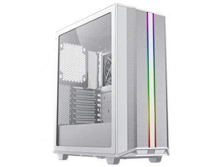 Gabinete Gamer Gamemax Precision, ARGB, 8808, Black, Mid Tower, Vidro Temperado, E-ATX, Sem Fonte, Com 2 Fans