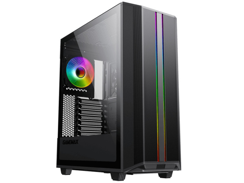 Gabinete Gamer Gamemax Panda, Mid Tower, Vidro Temperado, White, Sem Fonte, Com 1 Fan Gabinete Gamer Gamemax Panda, Mid Tower, Vidro Temperado, White, Sem Fonte, Com 1 Fan