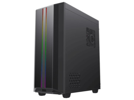 Gabinete Gamer Gamemax Panda, Mid Tower, Vidro Temperado, White, Sem Fonte, Com 1 Fan