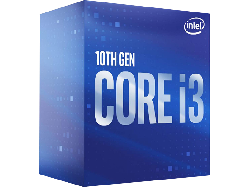 Processador Intel Core i3 10100 3.60GHz (4.30GHz Turbo), 10ª Geração, 4-Cores 8-Threads, LGA 1200, BX8070110100