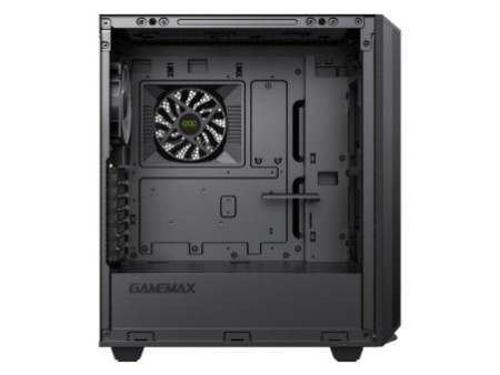Gabinete Gamer Gamemax Panda, Mid Tower, Vidro Temperado, White, Sem Fonte, Com 1 Fan