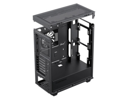 Gabinete Gamer Gamemax Panda, Mid Tower, Vidro Temperado, White, Sem Fonte, Com 1 Fan