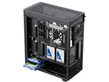 Gabinete Gamer Gamemax Panda, Mid Tower, Vidro Temperado, White, Sem Fonte, Com 1 Fan