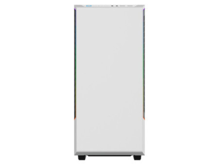 Gabinete PowerX 6507TG, Mini Tower, Black, Com Fita Led RGB, mATX, Com Fan