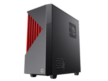 Gabinete Gamer Gamemax Contac, ARGB, Mid Tower, Vidro Temperado, Black/Gray, Sem Fonte, Com 3 Fans, Contac Turbo BG