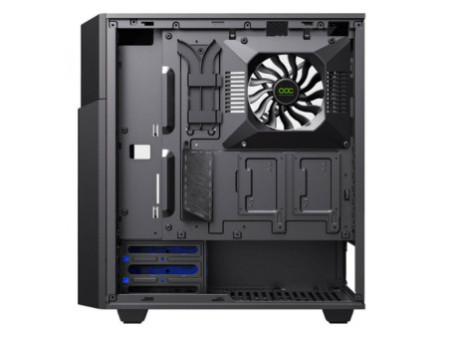 Gabinete Gamer Gamemax Contac, ARGB, Mid Tower, Vidro Temperado, Black/Gray, Sem Fonte, Com 3 Fans, Contac Turbo BG