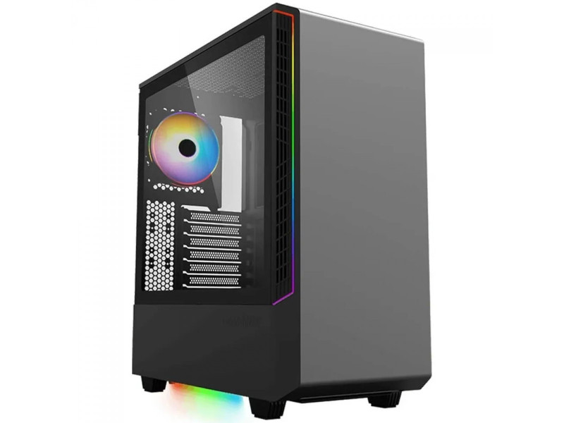Gabinete Gamer Gamemax Ninja 3611 COC, Mid Tower, RGB, Vidro Temperado, Preto, E-ATX, Sem Fonte, Com 2 Fans