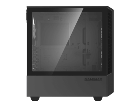 Gabinete Gamer Gamemax Ninja 3611 COC, Mid Tower, RGB, Vidro Temperado, Preto, E-ATX, Sem Fonte, Com 2 Fans