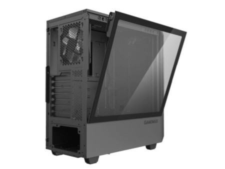 Gabinete Gamer Gamemax Ninja 3611 COC, Mid Tower, RGB, Vidro Temperado, Preto, E-ATX, Sem Fonte, Com 2 Fans