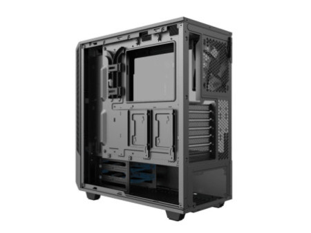 Gabinete Gamer Gamemax Ninja 3611 COC, Mid Tower, RGB, Vidro Temperado, Preto, E-ATX, Sem Fonte, Com 2 Fans