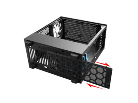 Gabinete Gamer Gamemax Ninja 3611 COC, Mid Tower, RGB, Vidro Temperado, Preto, E-ATX, Sem Fonte, Com 2 Fans
