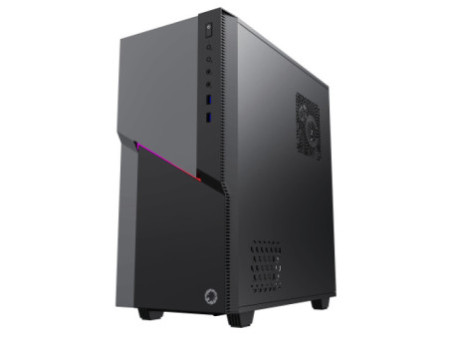 Gabinete Gamer Gamemax Paladin T801, Mid Tower, ARGB, Vidro Temperado, Black, E-ATX, Sem Fonte, Com 1 Fan