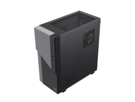 Gabinete Gamer Gamemax Paladin T801, Mid Tower, ARGB, Vidro Temperado, Black, E-ATX, Sem Fonte, Com 1 Fan