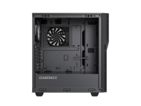 Gabinete Gamer Gamemax Paladin T801, Mid Tower, ARGB, Vidro Temperado, Black, E-ATX, Sem Fonte, Com 1 Fan
