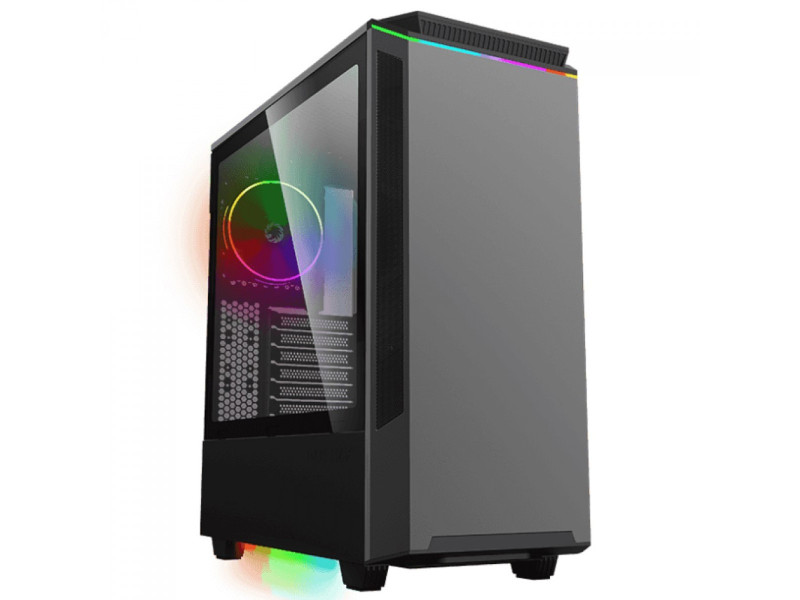 Gabinete Gamer Gamemax Diamond 3601-W, RGB, Mid Tower, Vidro Temperado, Branco, S-Fonte, Com 1 Fan Gabinete Gamer Gamemax Diamond 3601-W, RGB, Mid Tower, Vidro Temperado, Branco, S-Fonte, Com 1 Fan