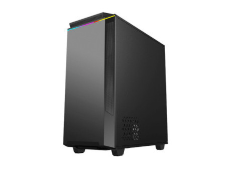 Gabinete Gamer Gamemax Diamond 3601-W, RGB,  Mid Tower, Vidro Temperado, Branco, S-Fonte, Com 1 Fan