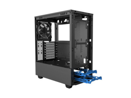 Gabinete Gamer Gamemax Diamond 3601-W, RGB,  Mid Tower, Vidro Temperado, Branco, S-Fonte, Com 1 Fan