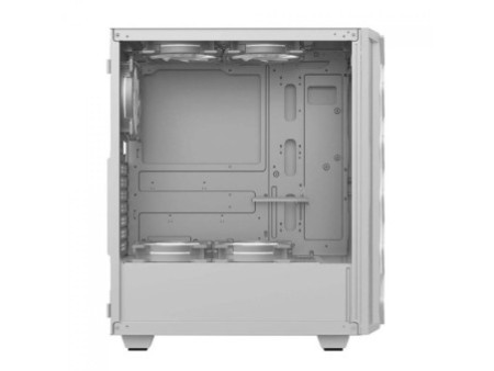 Gabinete Gamer Gamemax Revolt 3606, RGB, Mid Tower, Vidro Temperado, Black, Sem Fonte, Com 3 Fans