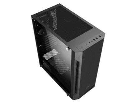 Gabinete Gamer Gamemax Stratos H609 ARGB, Mini Tower, Vidro Temperado, Black, Sem Fonte, Com 4 Fans, H609