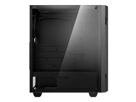 Gabinete Gamer Gamemax Stratos H609 ARGB, Mini Tower, Vidro Temperado, Black, Sem Fonte, Com 4 Fans, H609