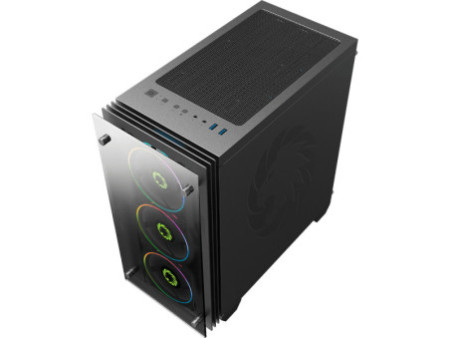 Gabinete Gamer Gamemax Expedition, Mid Tower, Com 1 Fan, mATX, Painel Lateral, White, Sem Fonte