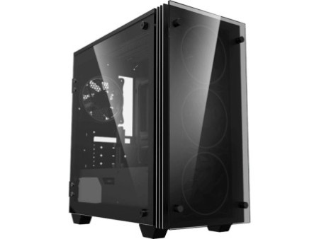 Gabinete Gamer Gamemax Expedition, Mid Tower, Com 1 Fan, mATX, Painel Lateral, White, Sem Fonte