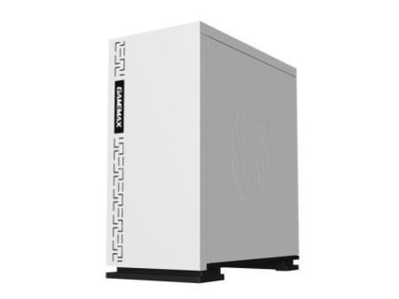 Gabinete Gamer Gamemax Hero, Mid Tower, Vidro temperado, Black, Sem Fonte, ​​​​​​​Com 3 Fans White