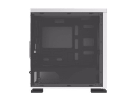 Gabinete Gamer Gamemax Hero, Mid Tower, Vidro temperado, Black, Sem Fonte, ​​​​​​​Com 3 Fans White