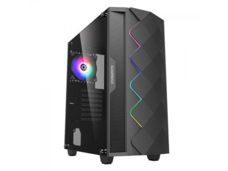 Gabinete Gamer Gamemax H602W, Mid Tower, Com 3 Fans, Painel Lateral, White, Sem Fonte