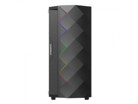 Gabinete Gamer Gamemax H602W, Mid Tower, Com 3 Fans, Painel Lateral, White, Sem Fonte