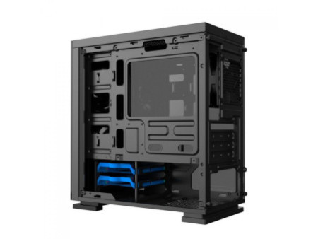 Gabinete Gamer Gamemax Hero, Mid Tower, ​​​​​​​Com 3 Fans Green, Vidro temperado, Black, Sem Fonte
