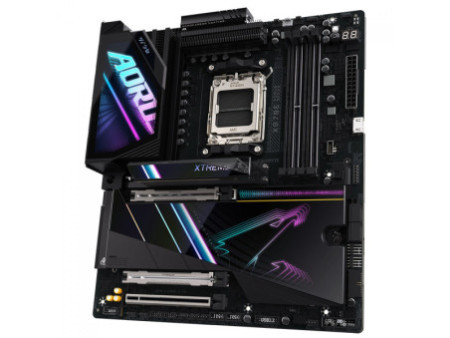 Placa Mãe Gigabyte X870E AORUS Xtreme AI TOP, WIFI7, Chipset X870E, AMD AM5, DDR5, E-ATX
