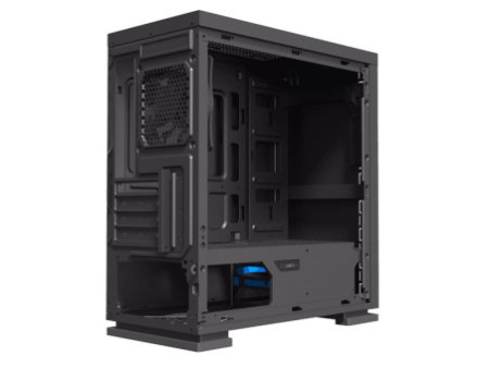Gabinete Gamer Gamemax Dark Ranger, Mid Tower, ​​​​​​​Vidro temperado, Sem Fonte, Com 1 Fan RGB, Black, H605-TR