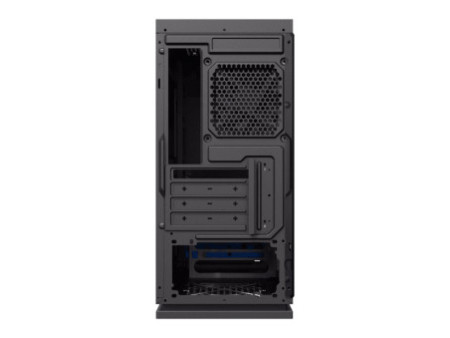 Gabinete Gamer Gamemax Dark Ranger, Mid Tower, ​​​​​​​Vidro temperado, Sem Fonte, Com 1 Fan RGB, Black, H605-TR