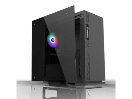 Gabinete Gamer Gamemax Optical G510, Mid Tower, Com 3 Fans, Vidro Temperado, White, Sem Fonte