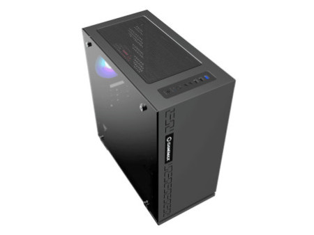 Gabinete Gamer Gamemax Optical G510, Mid Tower, Com 3 Fans, Vidro Temperado, White, Sem Fonte