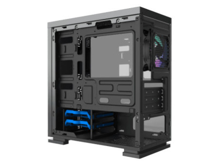 Gabinete Gamer Gamemax Optical G510, Mid Tower, Com 3 Fans, Vidro Temperado, White, Sem Fonte