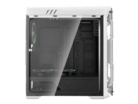 Gabinete Gamer GameMax Infinit Abyss M908-TR ARGB, Mid Tower, Com 1 Fan, Vidro Temperado, Black, Sem Fonte