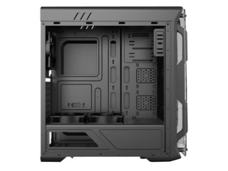 Gabinete Gamer GameMax Infinit Abyss M908-TR ARGB, Mid Tower, Com 1 Fan, Vidro Temperado, Black, Sem Fonte