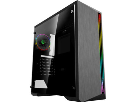 Gabinete Gamer Gamemax Raider X, Full Tower, Lateral em Acrílico, Black, Sem Fonte, Sem Fan