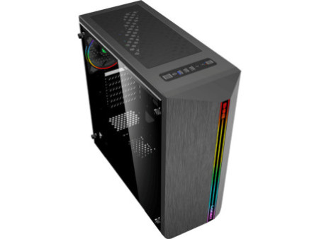 Gabinete Gamer Gamemax Raider X, Full Tower, Lateral em Acrílico, Black, Sem Fonte, Sem Fan